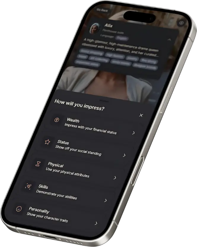 The New Girl app showing natural conversation with AI girlfriend